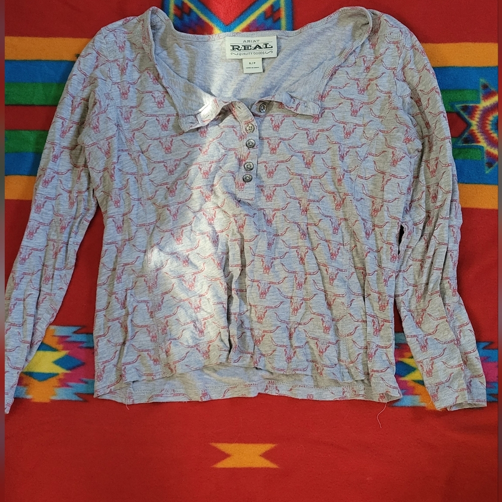 Ariat 3/4 sleeve top